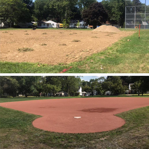 Lewland-Ball-Field-Before-After